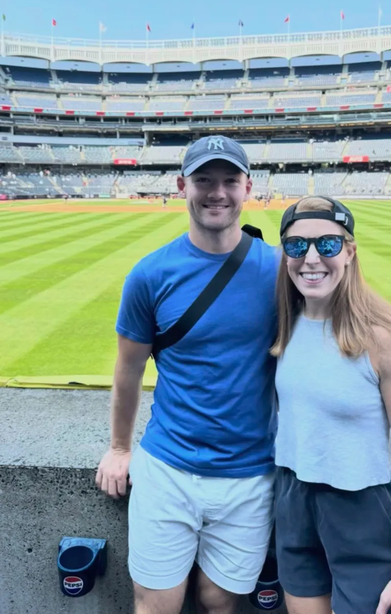 Kyle and Sydney Peterson enjoying their NYC birthday trip