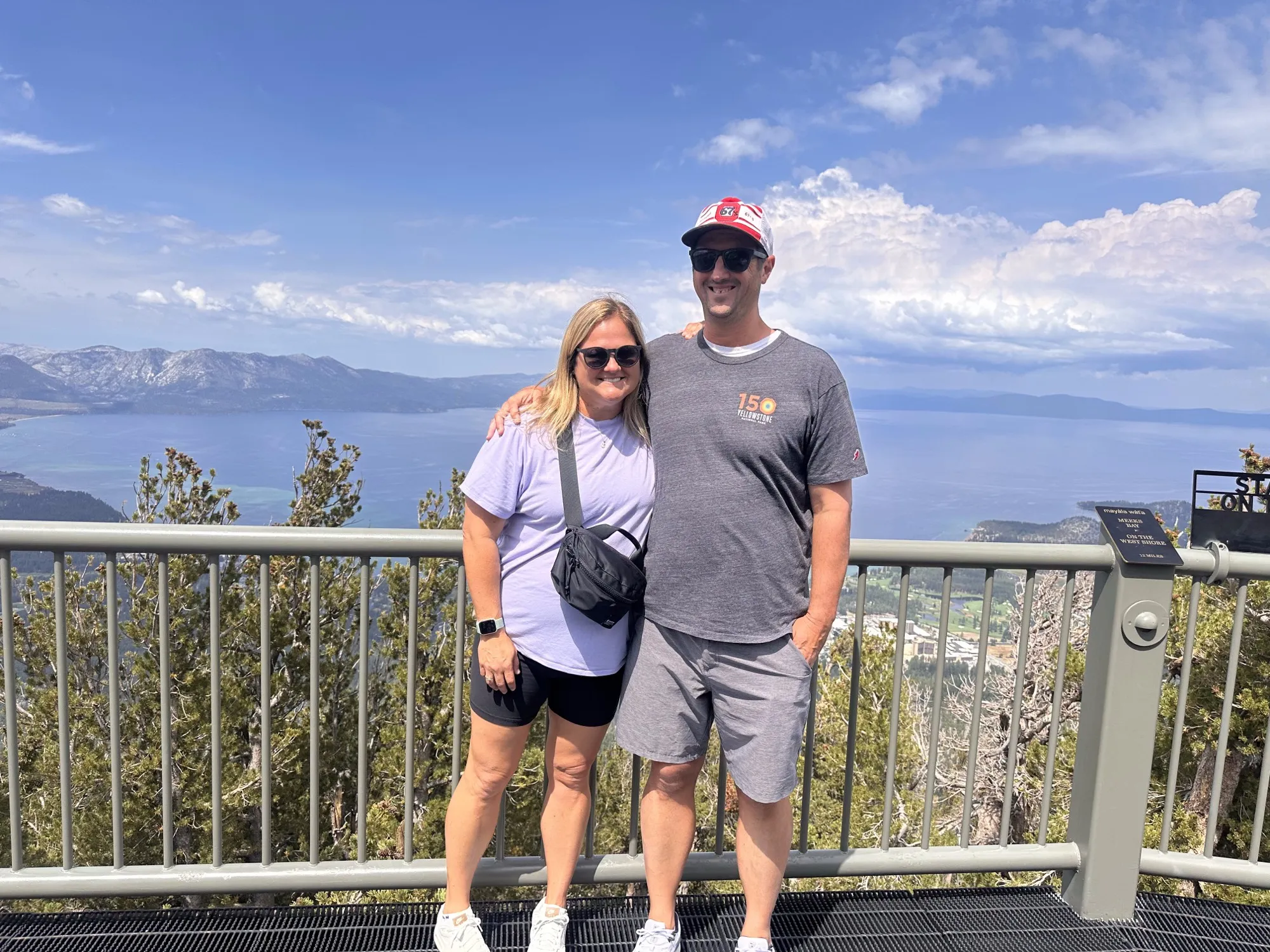Sara and Timmy Veltre at Lake Tahoe